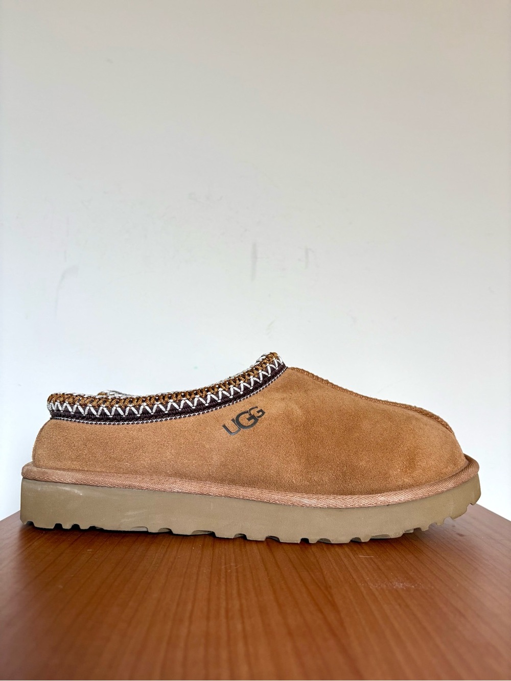 UGG Tasman Slippers Chestnut Suede Women's Size 10 Cozy Slip-On Clogs